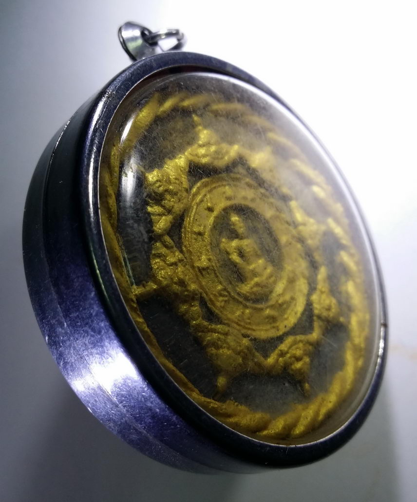 รหัสสินค้า จตุคามรามเทพ 164 พระเทวราชโพธิสัตว์จตุคามรามเทพ - หลวงปู่ทวด วัดห้วยมงคล จังหวัดประจวบคีรีขันธ์ พิมพ์ขอบเกลียวเชือกใหญ่