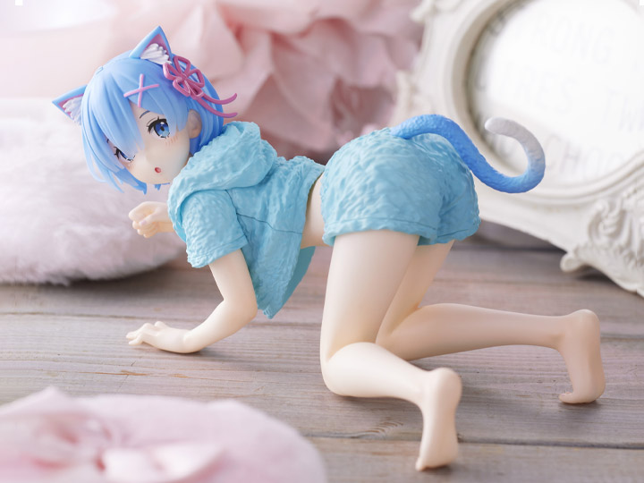 (Preorder ถึงวันที่ 8/6/2023) เปิดรับPreorder มีค่ามัดจำ 100 บาท51643200 Desktop Cute Figure Rem (Cat Roomwear Ver.)