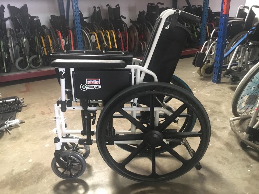 รถเข็นผู้ป่วย ปรับนอน Comfort รุ่น K9 ล้อใหญ่