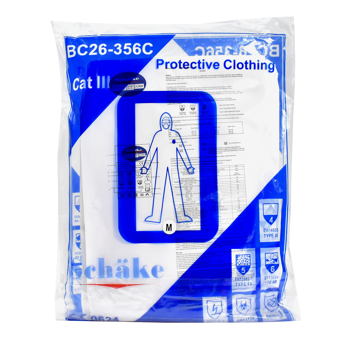 Schake Coverall ชุดกันสารเคมี PB 01P14-010009