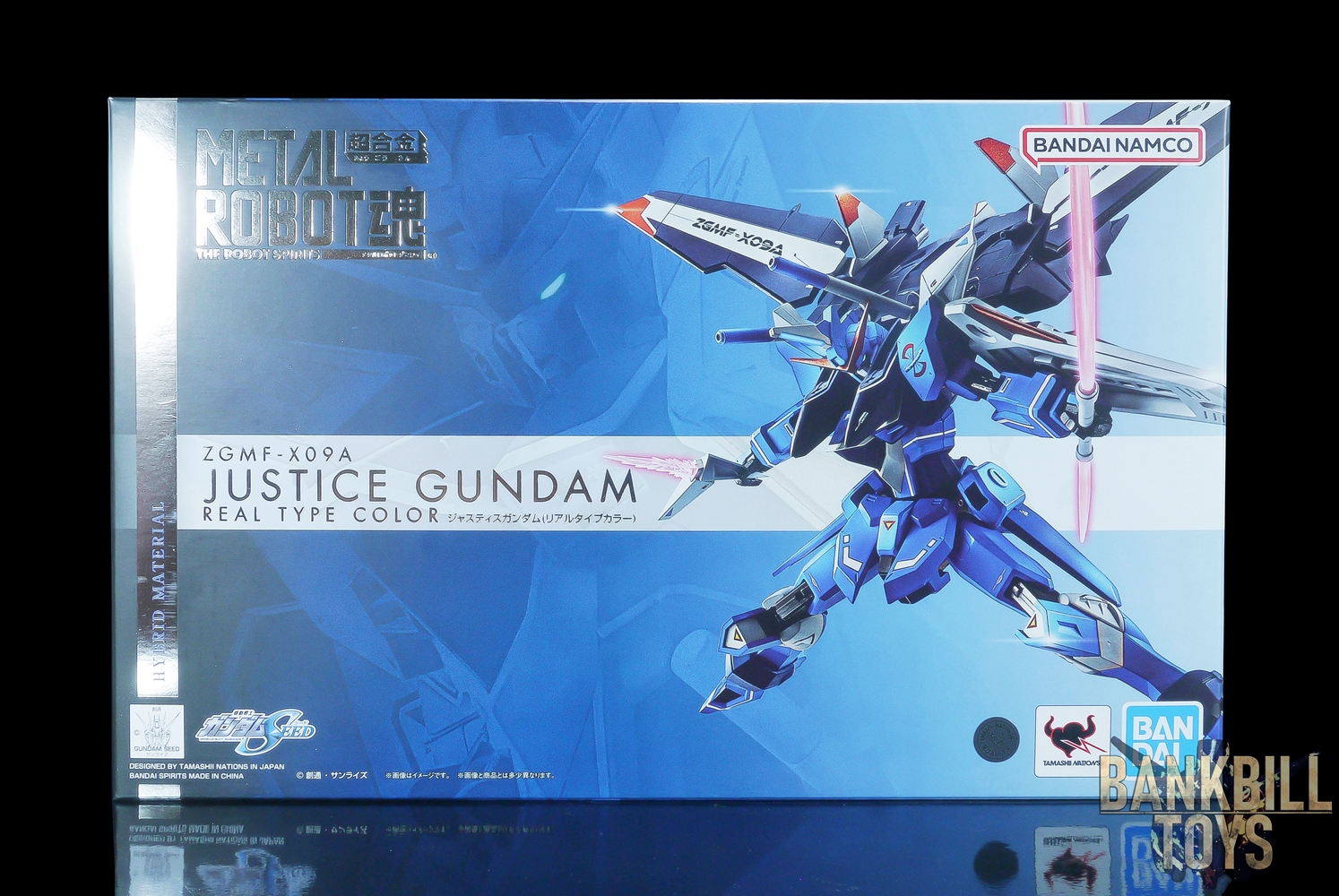 กันดั้ม Bandai Spirits Tamashii Nations Store & Premium Bandai Tamashii Web Shop Limited Metal Robot Spirits <SIDE MS> ZGMF-X09A Justice Gundam [Real Type Color]