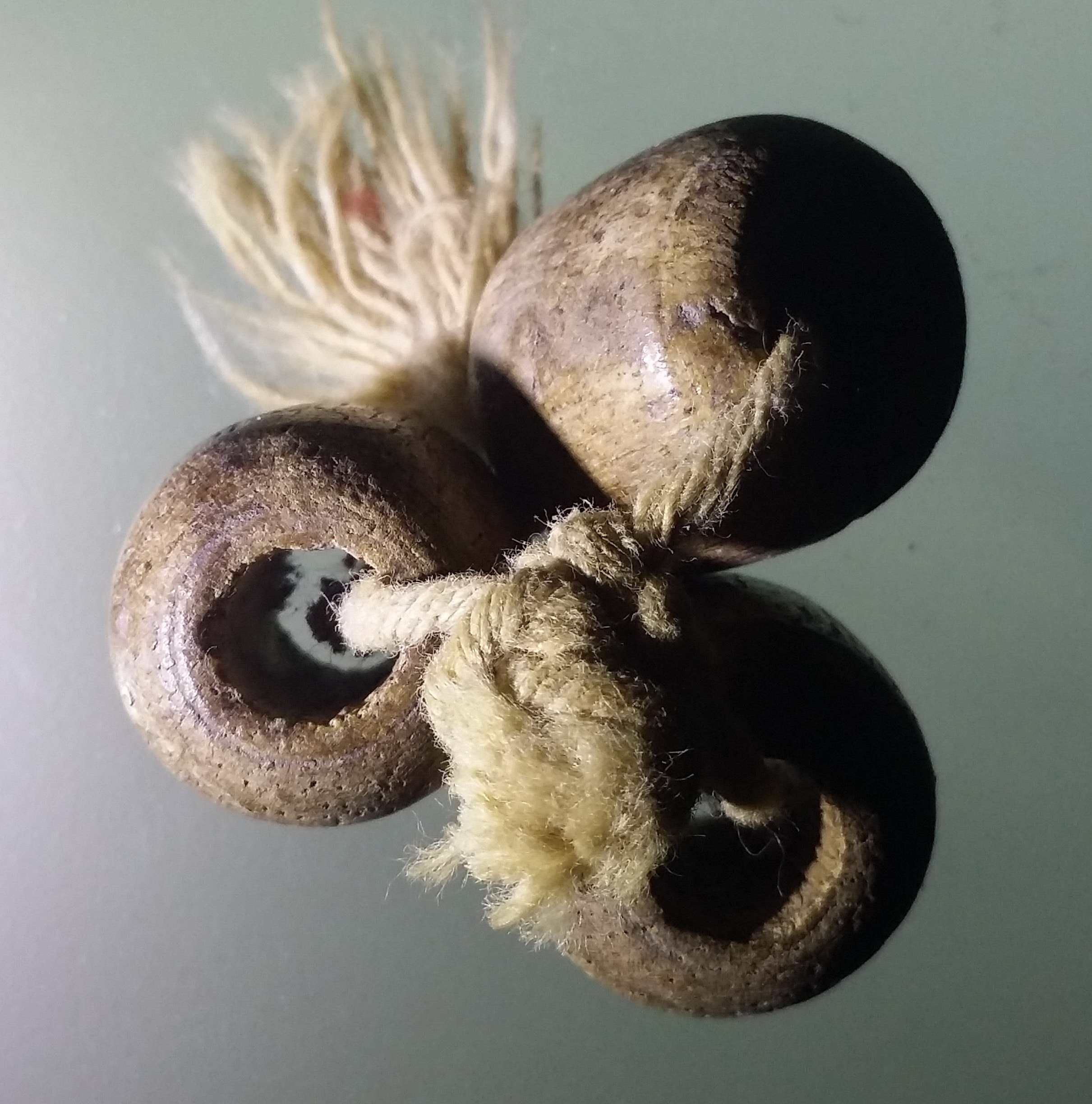 antig FB 470 เครื่องรางของขลัง ลูกคั่น พวง พันด้วยด้ายสายสิญจน์