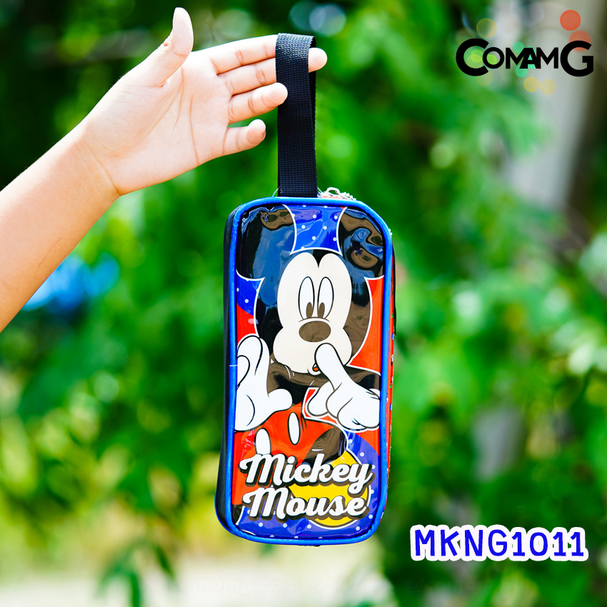 กระเป๋าดินสอ เครื่องเขียน ลายการ์ตูนเจ้าหญิงดิสนีย์ คาร์ แบทแมน โซเฟีย มิกกี้เมาส์ ทรงสี่เหลี่ยมผืนผ้า ลิขสิทธิ์แท้