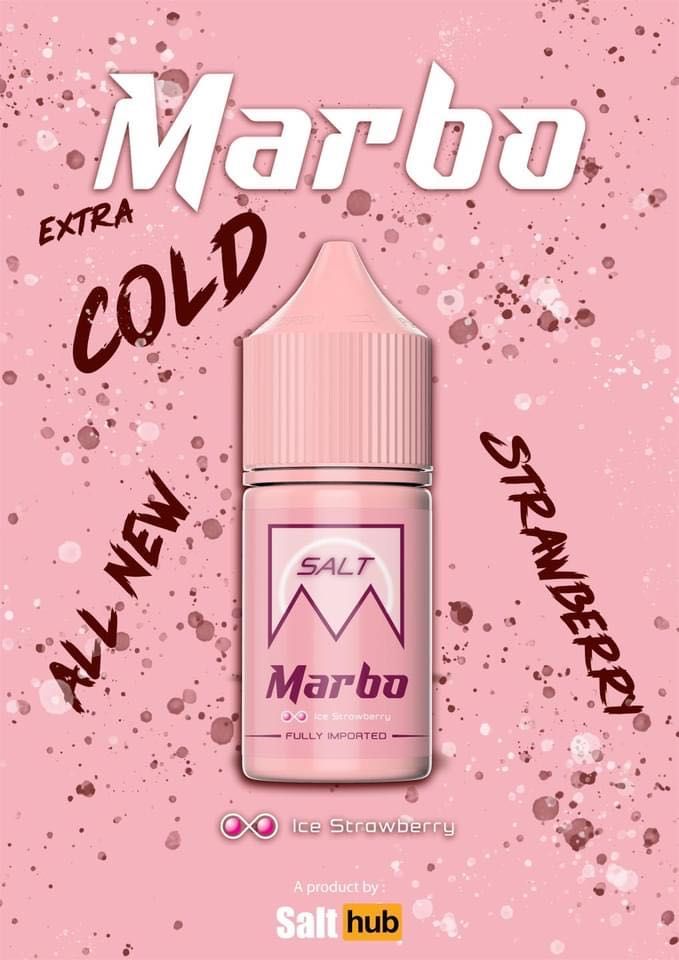 น้ำยาบุหรี่ไฟฟ้า Marbo Salt Ice Strawberry 30ml