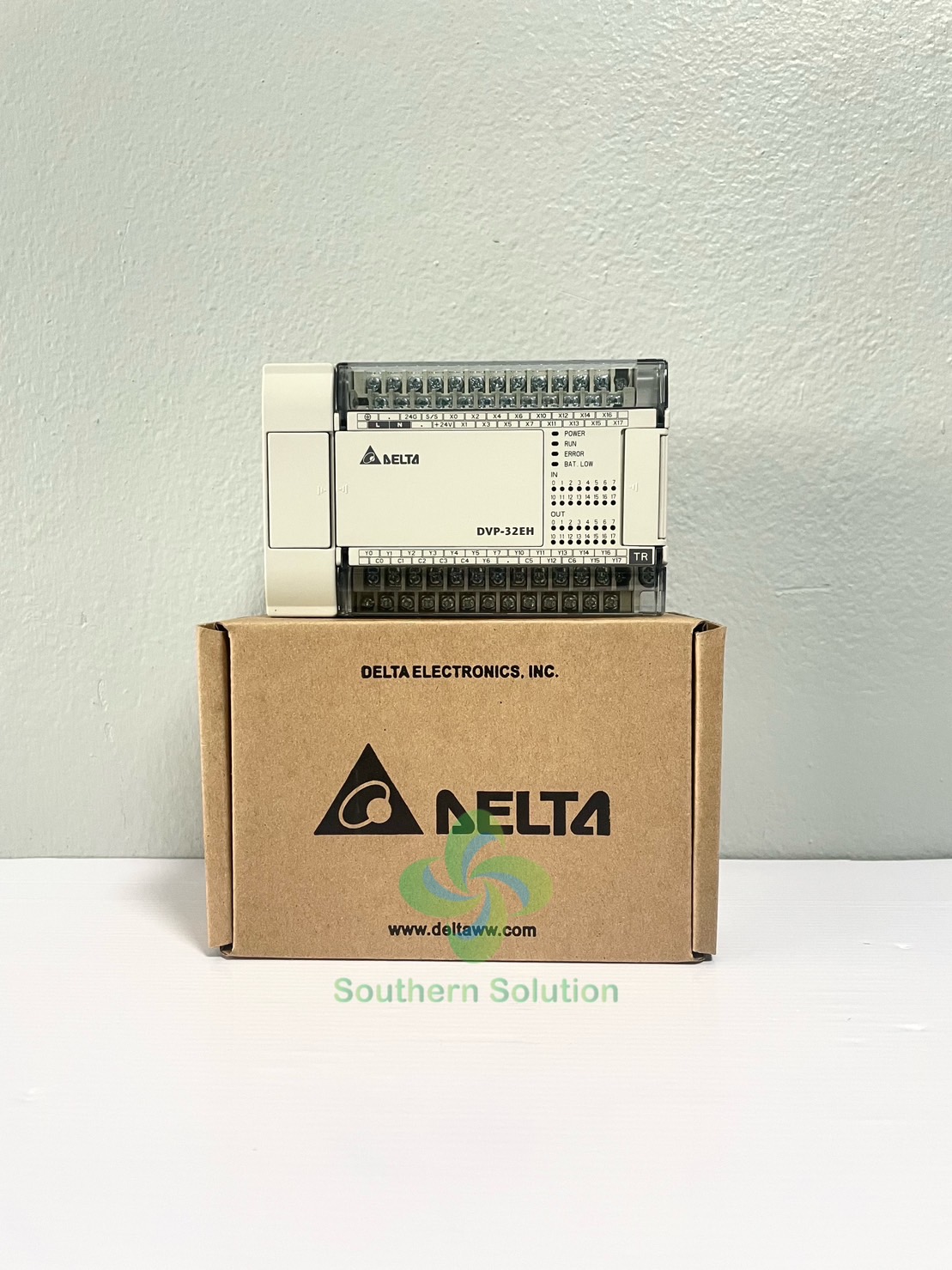 Delta PLC DVP32EH00T3 16DI/16DO DC24V/5mA 220VAC Power-in (Transistor)