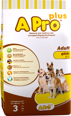 A Pro Plus Adult เอโปร พลัส สุนัขโต ทุกสายพันธุ์