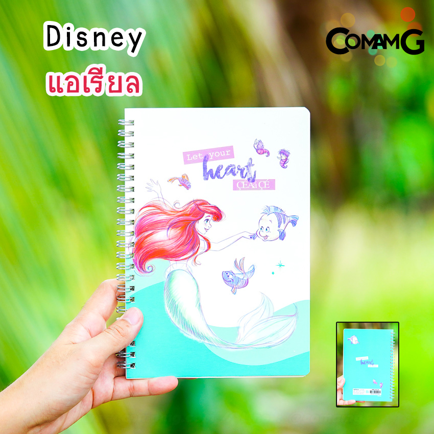 สมุดสันห่วง สมุดโน๊ตริมลวด สมุดบันทึกลายการ์ตูนขนาดA5 ลิขสิทธิ์แท้ พร้อมส่ง