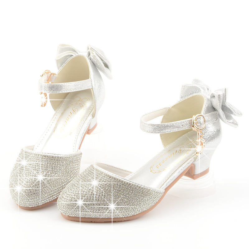 Shoe1426- รองเท้าคัชชูเด็กเล็ก รองเท้าคัชชูเด็กโต ติดเพขร โบว์ (ความยาววัดจากพื้นภายใน ให้ใช้ความยาวเท้า +0.5/เท้าอูม +1.0 cm.แล้วแลือก)