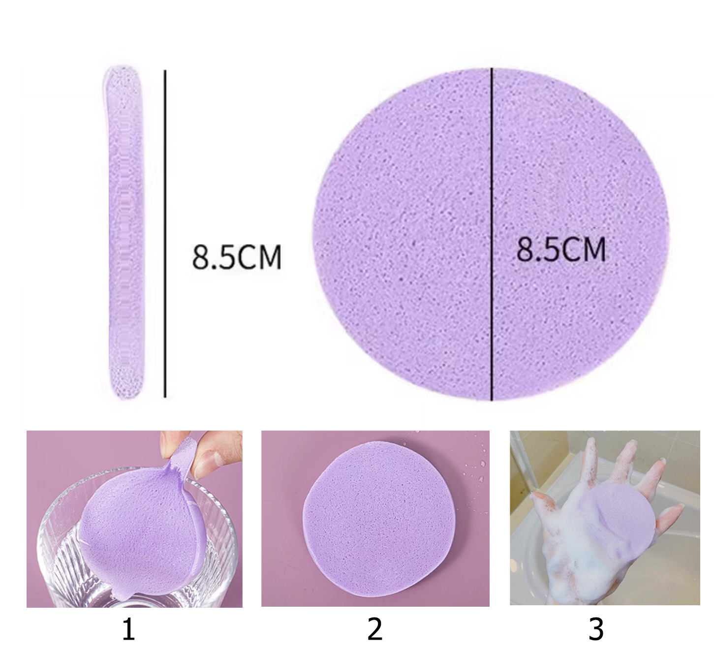 ฟองน้ำเช็ดหน้า ฟองน้ำอัดแท่ง ฟองน้ำสปา ฟองน้ำล้างหน้า ฟองน้ำเช็ดหน้า