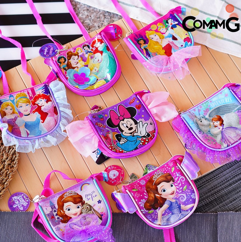 กระเป๋าคล้องคอเด็ก รุ่นตูดกลม ลิขสิทธิ์แท้