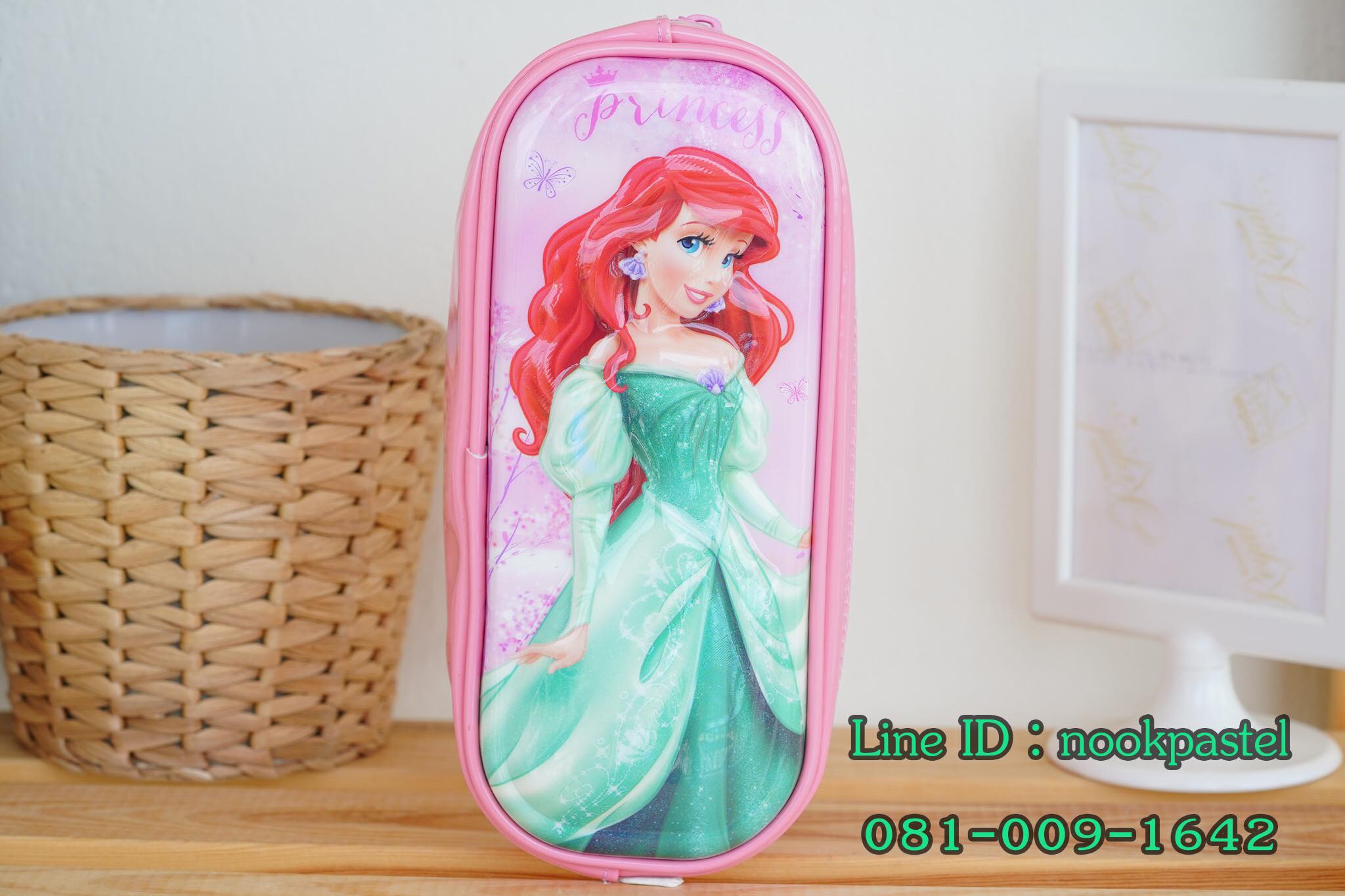 กระเป๋าใส่ดินสอเจ้าหญิงแอเรียล ซิลเดอร์เลล่า สโนไวท์