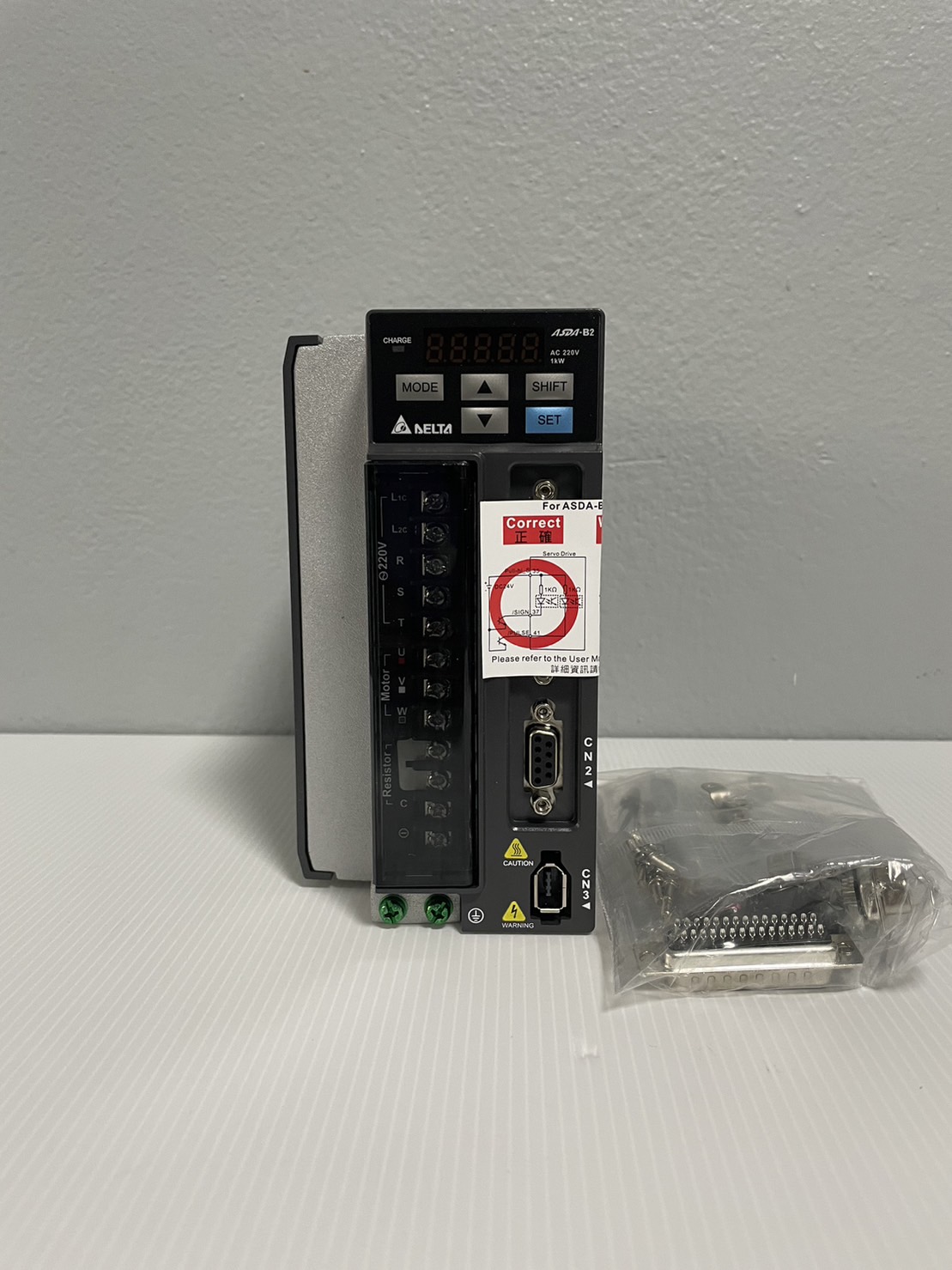 Delta AC Servo Drive ASD-B2-1021-B 1kw Input 220V 1-Phase