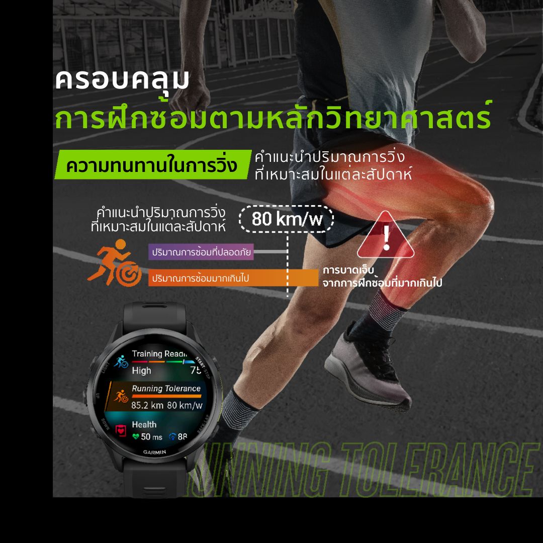 Garmin Forerunner 970 สมาร์ทวอทช์สำหรับนักวิ่ง ประกันศูนย์ไทย 2 ปี