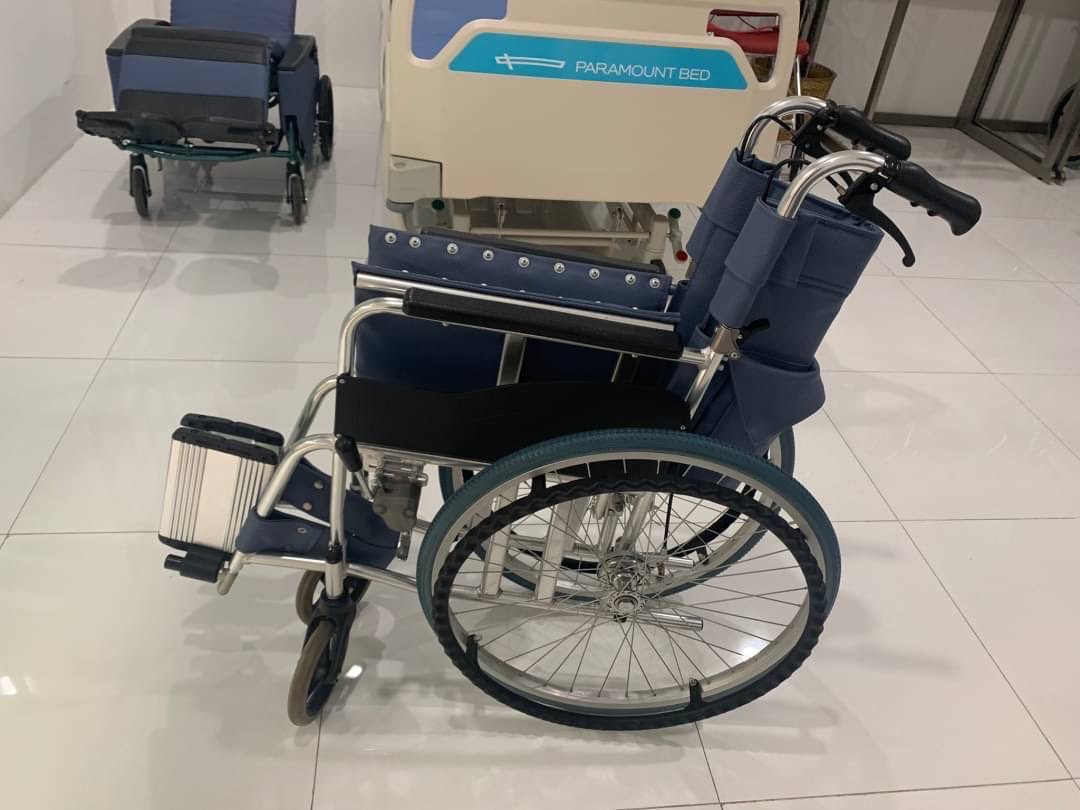 รถเข็นแบรนด์ญี่ปุ่น Matsunaga Wheelchair (車いす) รุ่น AR200B แข็งแรง ฟังก์ชั่นพื้นฐาน