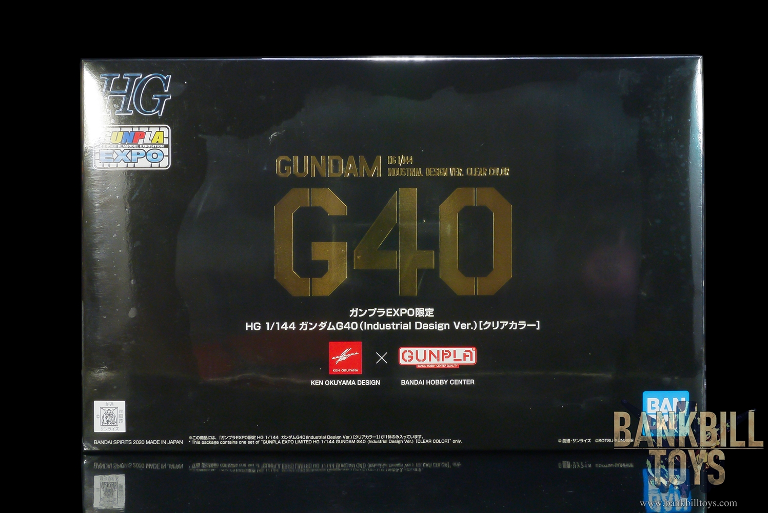 กันดั้ม Bandai Spirits Gunpla Expo Limited HG 1/144 Gundam G40 [Industrial Design Ver.] [Clear Color]