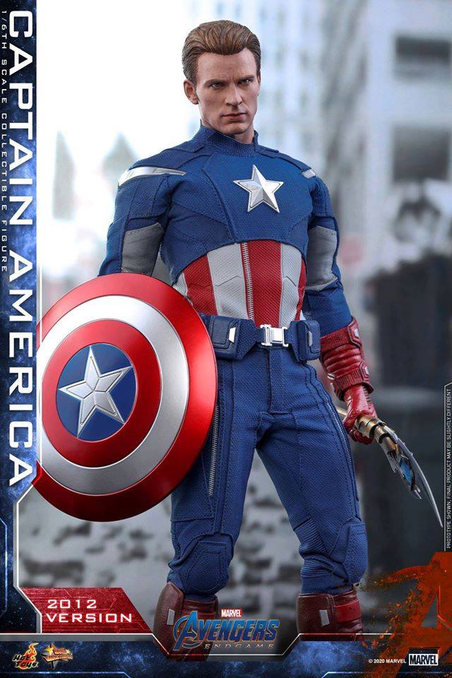 เปิดรับPreorder มัดจำ 4000 บาท r Hot Toys – MMS563 Avengers: Endgame - 1/6th scale Captain America (2012 Version) Collectible Figure