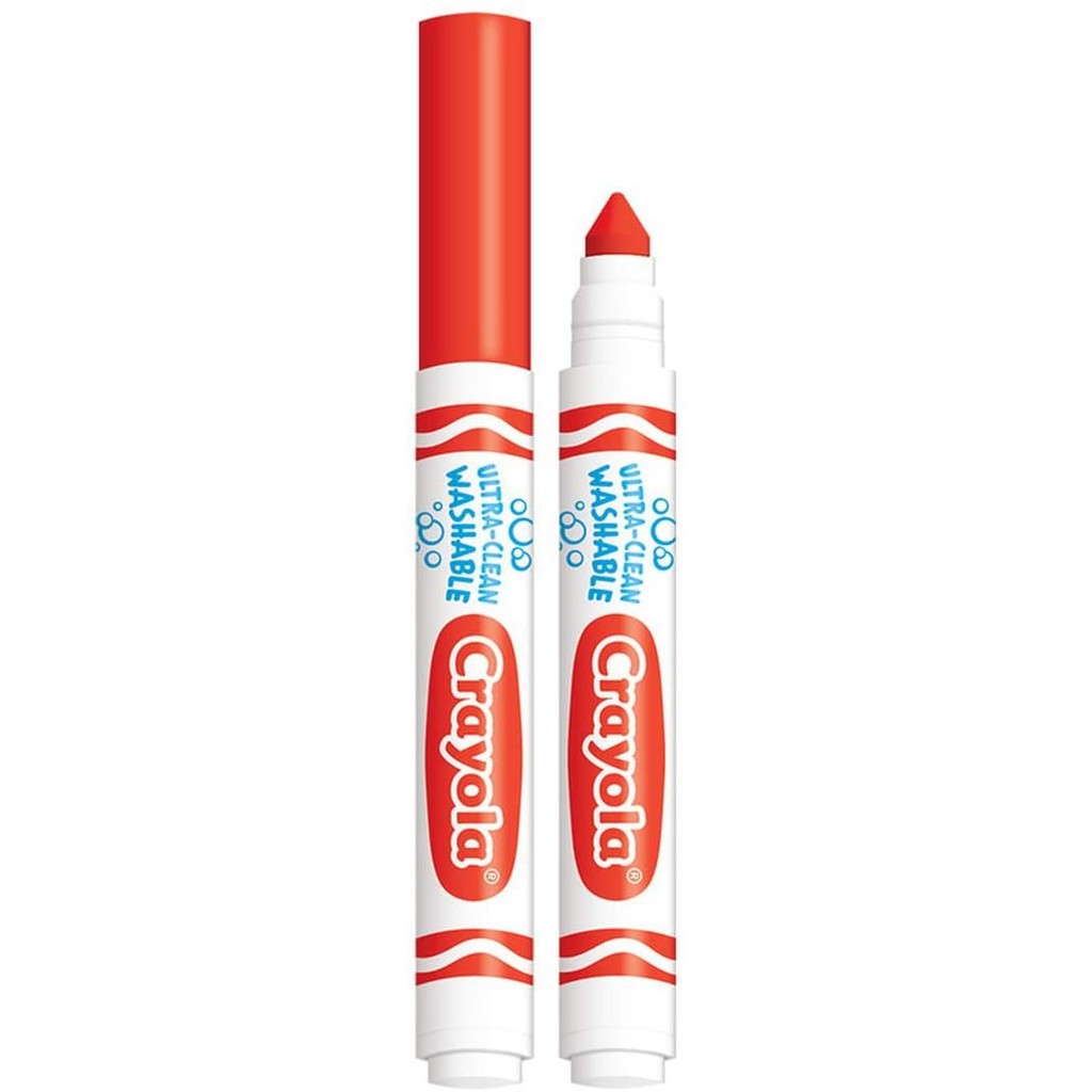 สีเมจิก Crayola Ultra Clean Washable Markers สีล้างออกได้