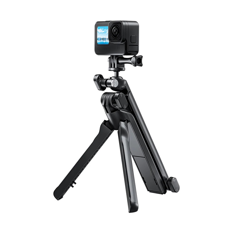 Telesin 3 Way 2.0 Multifunctional Foldable Tripod Selfie Stick Mount for GoPro / Insta360 / DJI / SJCAM / Xiaomi / Actio