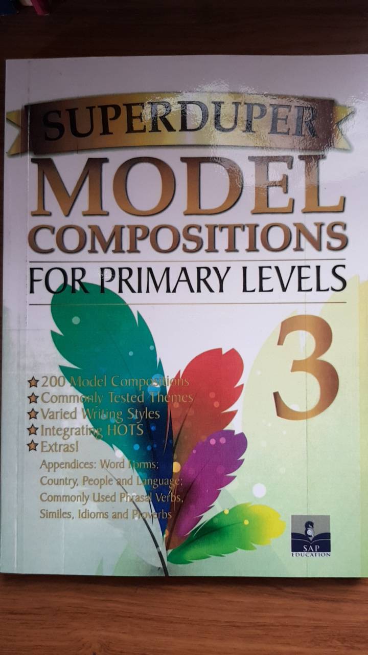 หนังสือฝึกการอ่านและการเขียนภาษาอังกฤษ Superduper Model Composition For Primary Levels 3