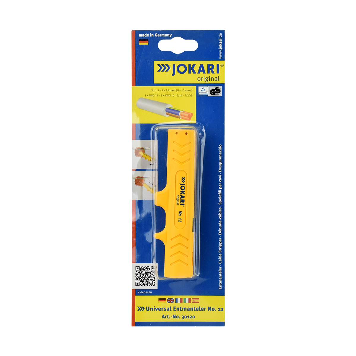 JOKARI ที่ปอกสายอเนกประสงค์ NO.12