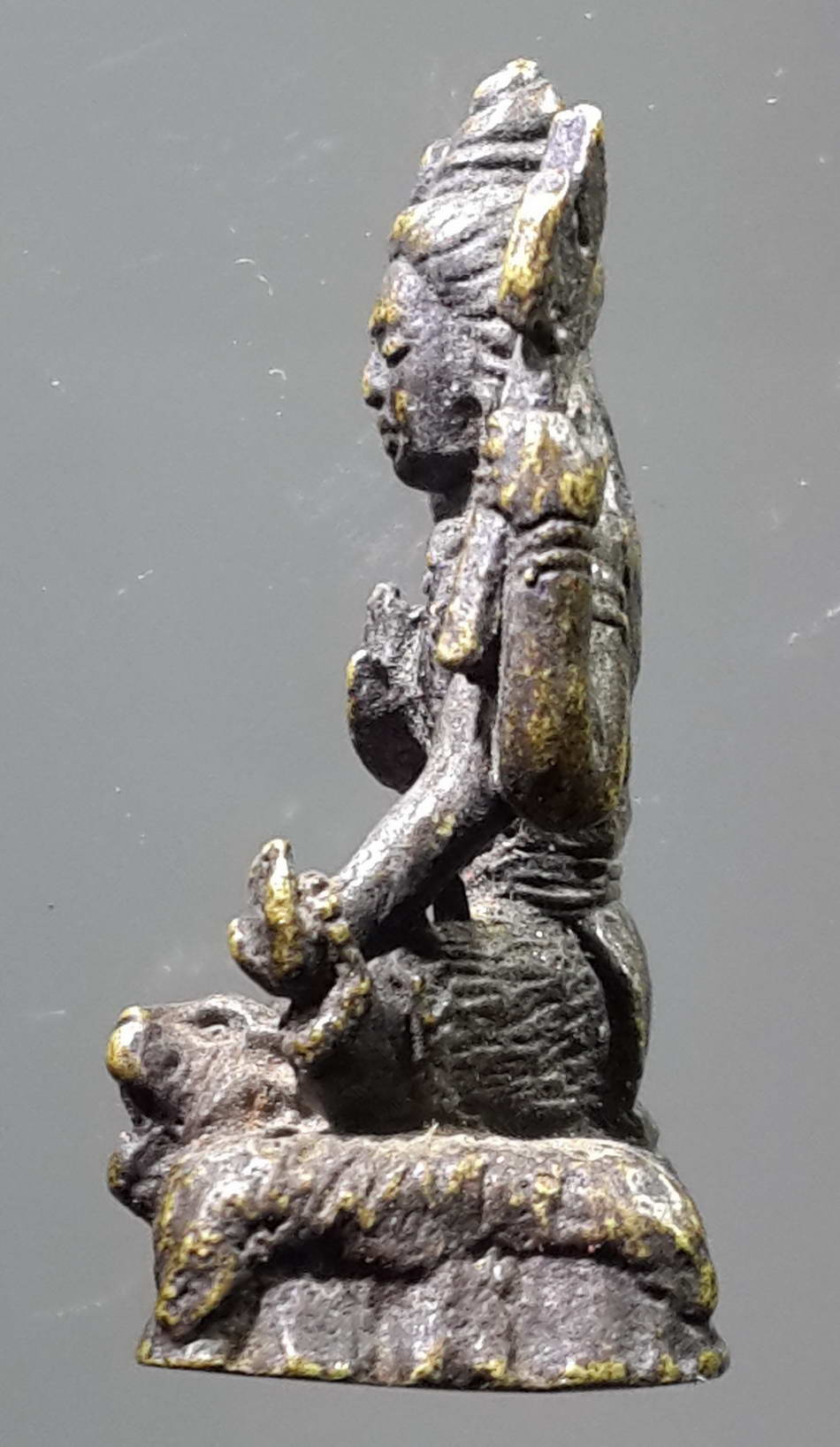 รหัสสินค้า พระกริ่ง พระหล่อ 216 รูปหล่อพระอิศวร วัดแขกสีลม กรุงเทพฯ เนื้อทองเหลือง ไม่ทราบปีที่สร้าง