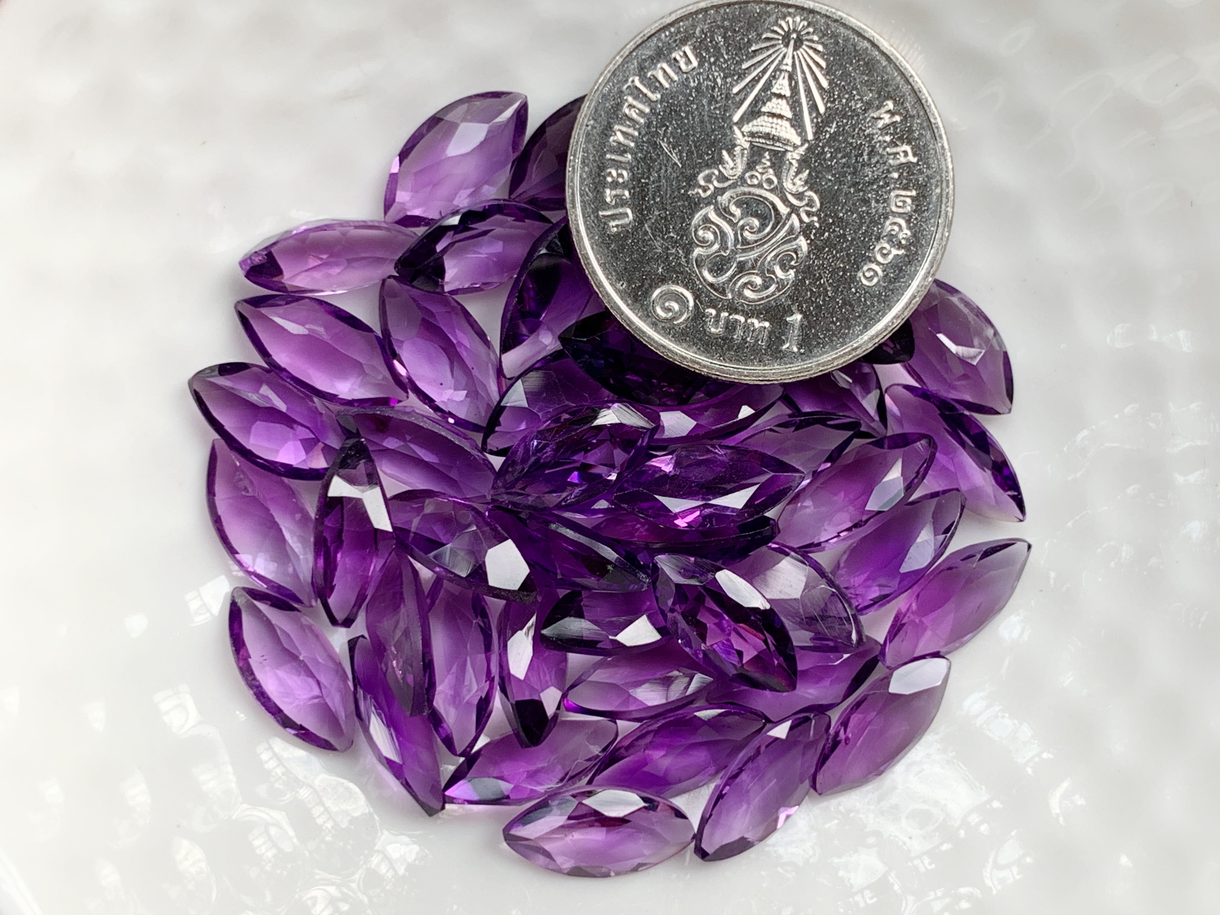 อเมทิสมาคี 10X5 มม. 5 กะรัต