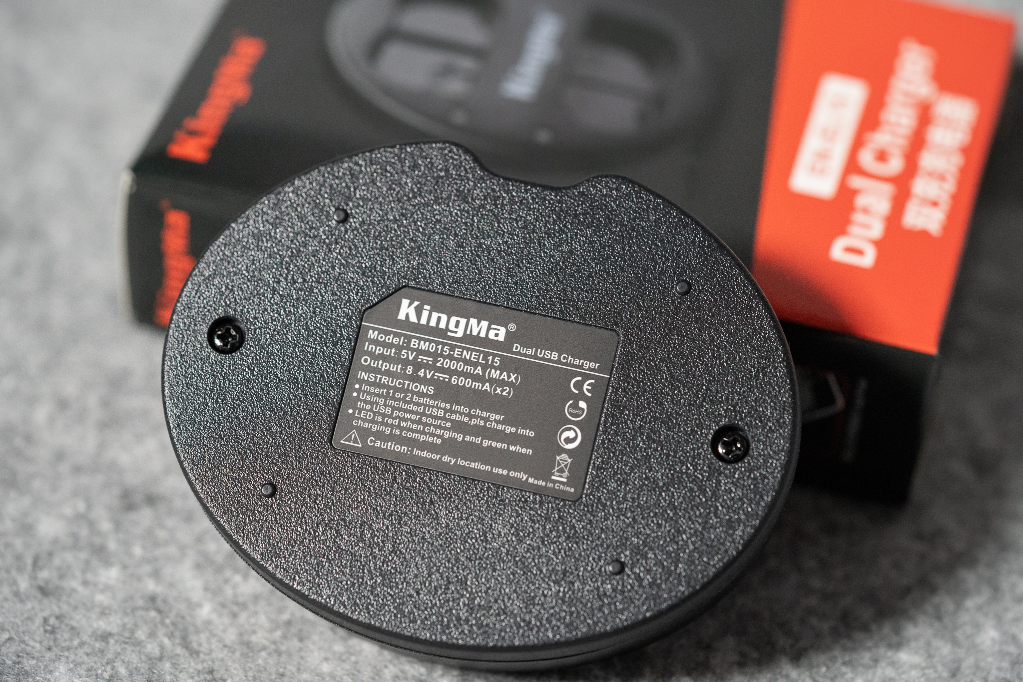 KingMa แท่นชาร์จDual Nikon EN-EL15