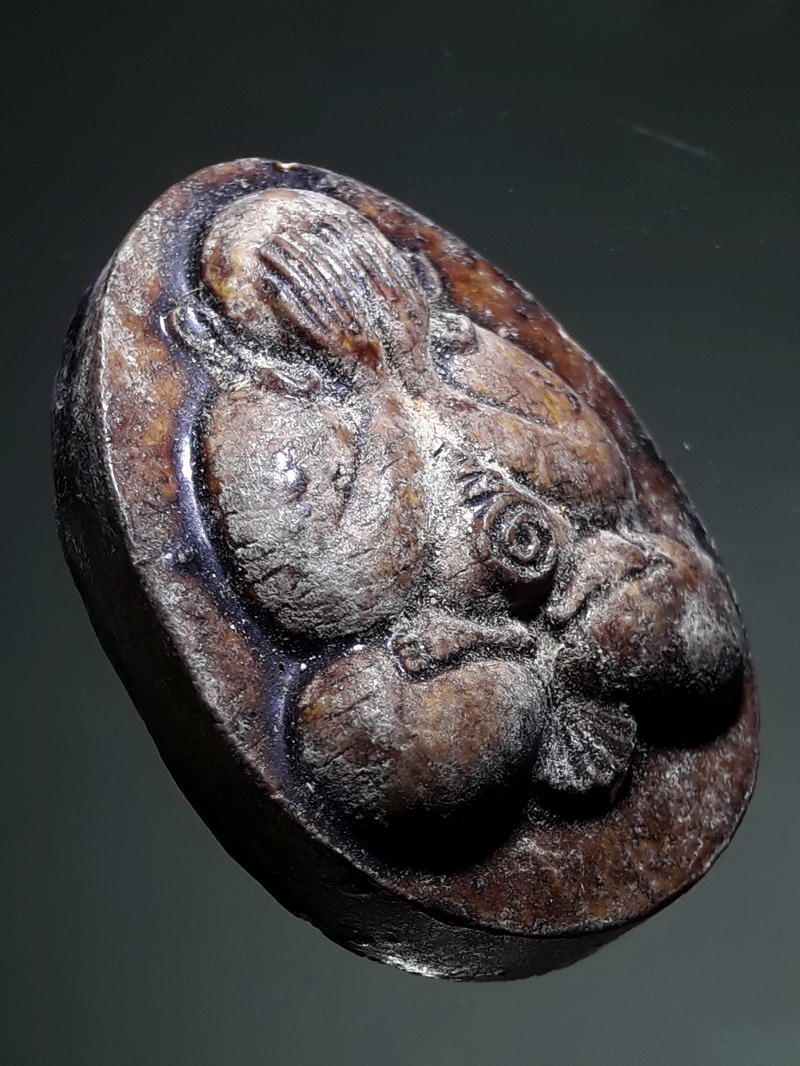 รหัสสินค้า พระเนื้อดิน ผง ว่าน 10472 พระปิดตา หลวงพ่อหล่ำ วัดสามัคคีธรรม กรุงเทพฯ