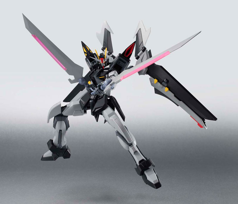 กันดั้ม Bandai The Robot Spirits <SIDE MS> R-190 GAT-X105E+AQM/E-X09S Strike Noir Gundam