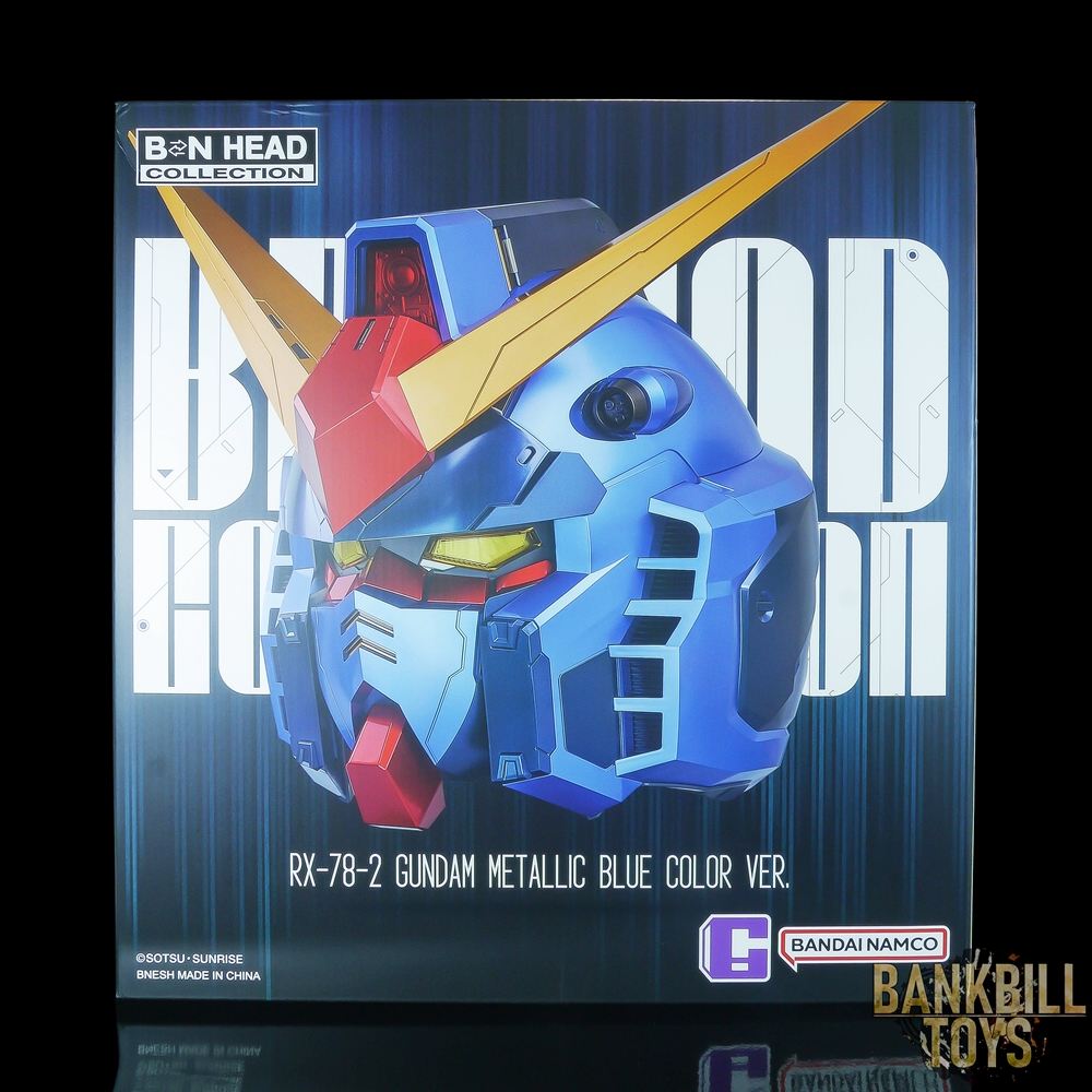 กันดั้ม Bandai Namco Tmall Flagship Store Limited BN Head Collection RX-78-2 Gundam Metallic Blue Color Ver.