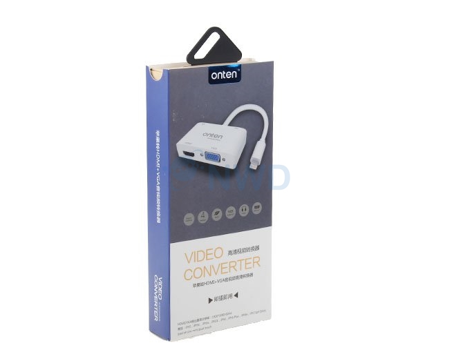 ตัวแปลงสัญญาณ OTN-7585 (Lightning to HDMI+VGA Adapter)