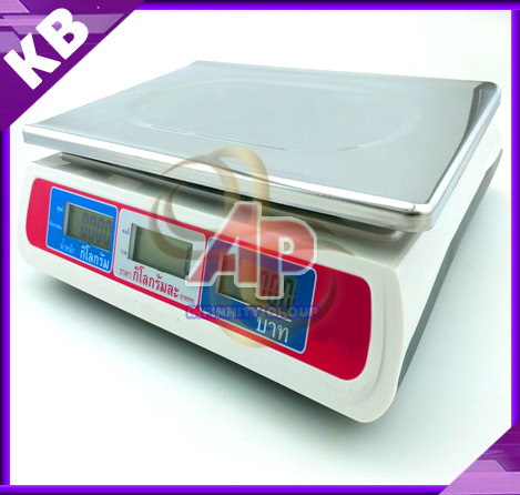 เครื่องชั่งดิจิตอล แบบคำนวณราคา ยี่ห้อTINY ชั่งน้ำหนักได้ 30กิโลกรัม ความละเอียด 10 กรัม (พร้อมใบตรวจรับรองจากสำนักงานกลางชั่งตวงวัด)