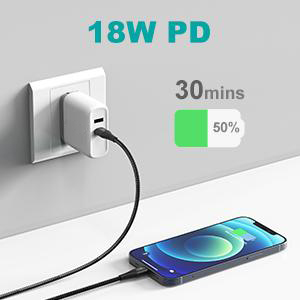 Dope DP-42401 USB C to Lightning MFI Certified ความยาว 1เมตร