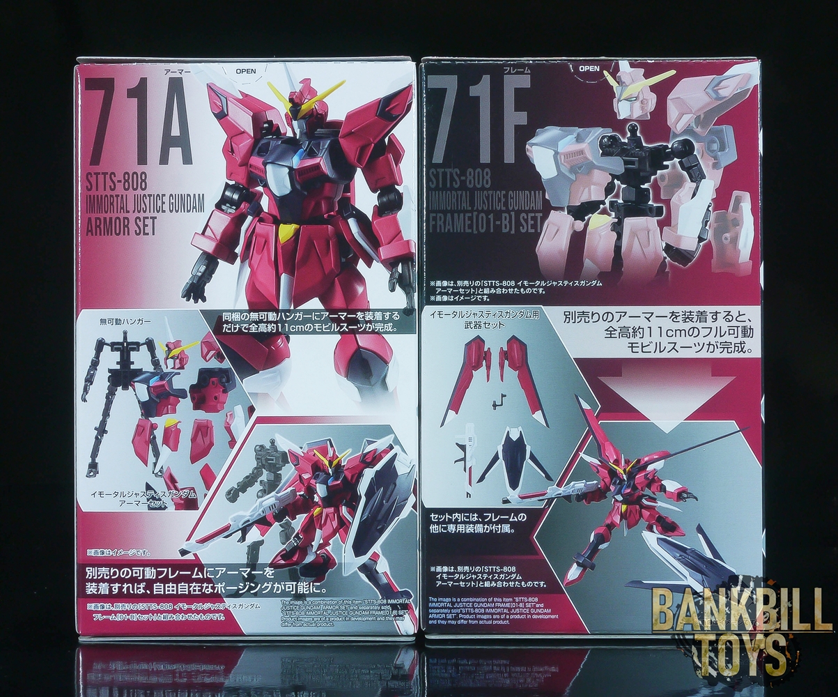 กันดั้ม Bandai Candy Toy Mobile Suit Gundam G Frame FA 06 Box [10 Packs]