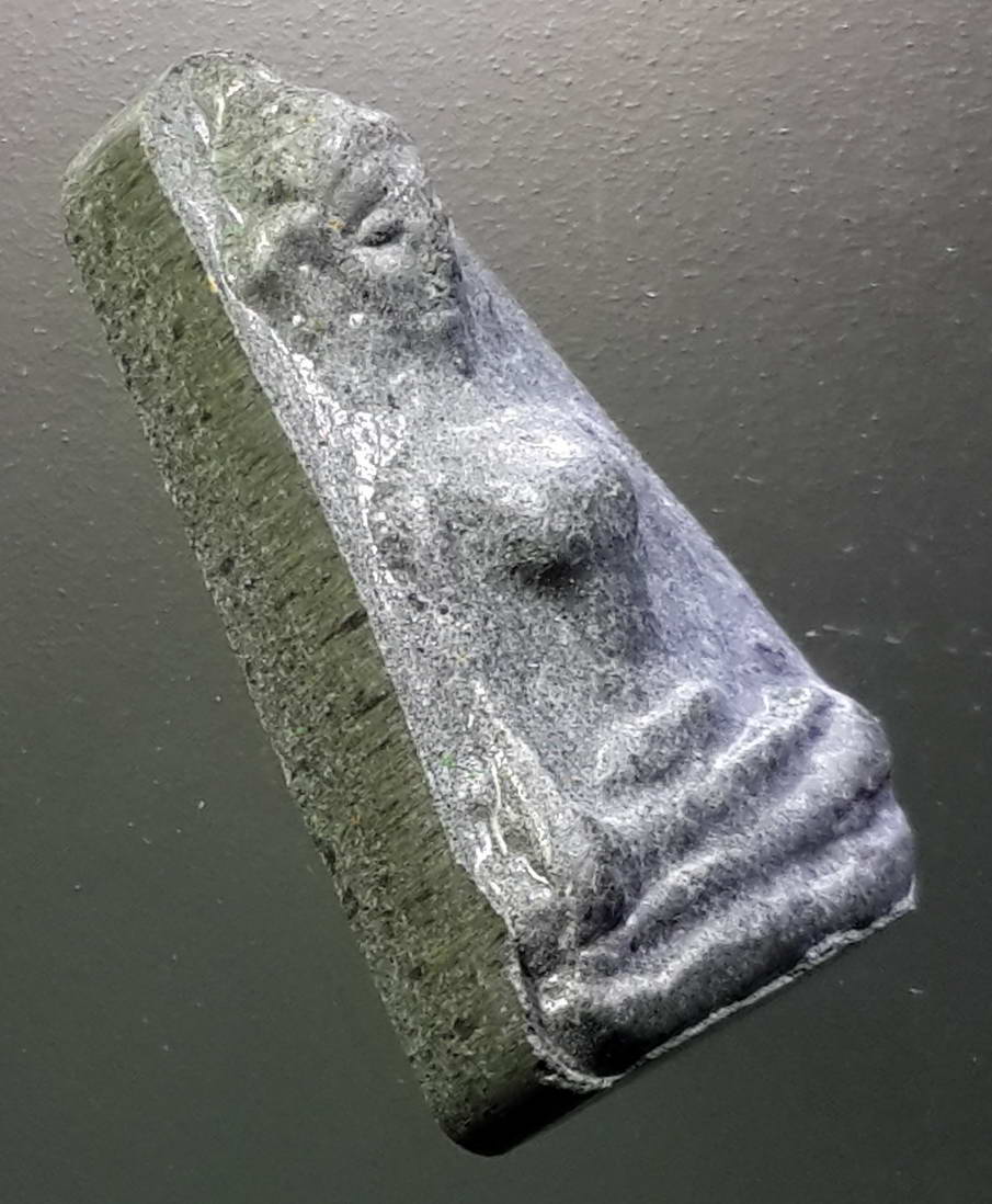 รหัสสินค้า พระมีกล่อง 284 พระผงสุพรรณ เนื้อผงหลังลายนิ้วมือ รุ่น ๕๕๘ จังหวัดสุพรรณบุรี