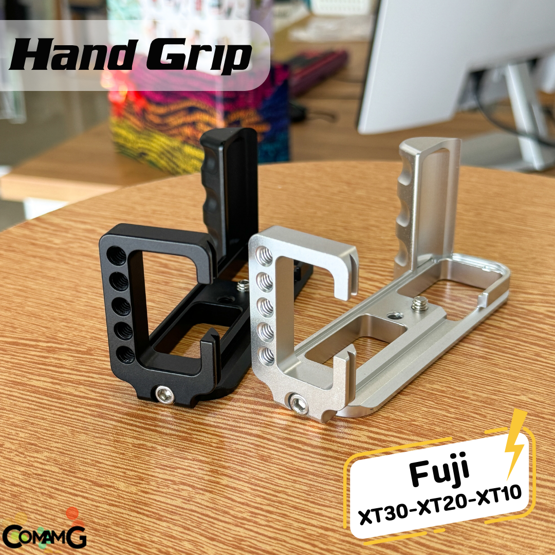Hand Grip L-Plate สำหรับ Fuji XT30 XT20 XT10 แบบ3ร่องนิ้ว Camera Grip เพิ่มความกระชับในการจับถือ