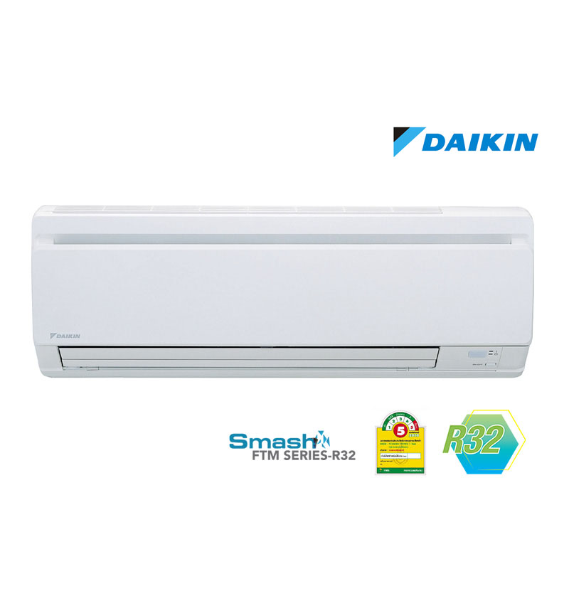 แอร์ติดผนัง Daikin Sabai Inverter รุ่น FTKQ18VS2S ขนาด 17,100 BTU แอร์ใหม่ปี 2019