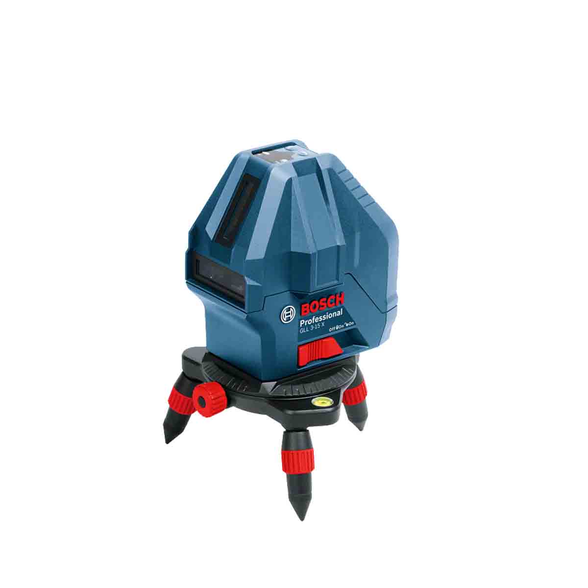 BOSCH เลเซอร์ GLL3-15X กำหนดแนวเส้น 3เส้น 15m. Upgrade แสงเลเซอร์ ความสว่าง 2เท่า [0601063M80]
