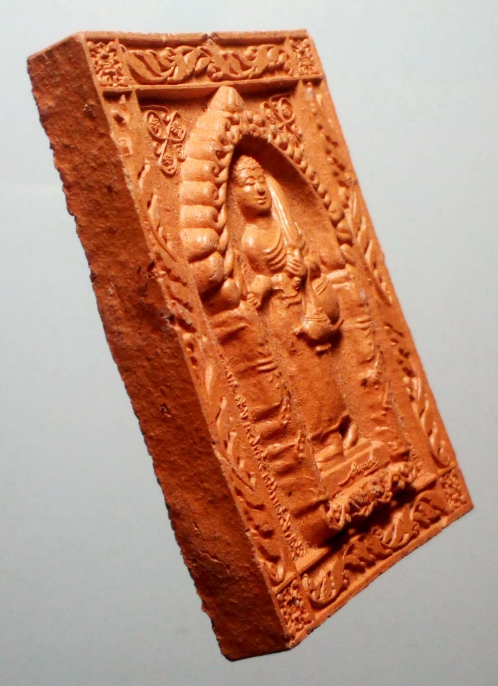 รหัสสินค้า พระไม่ทราบที่ 115 พระสิวลี เนื้อดินเผา หลังแม่นางกวัก ไม่ทราบสำนัก