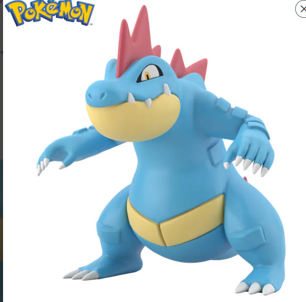 <Preorderภึง 26/7/2023>เปิดรับPreorder มัดจำ 300 บาทPOKÉMON SCALE WORLD JOHTO REGION FERALIGATR W/O GUM