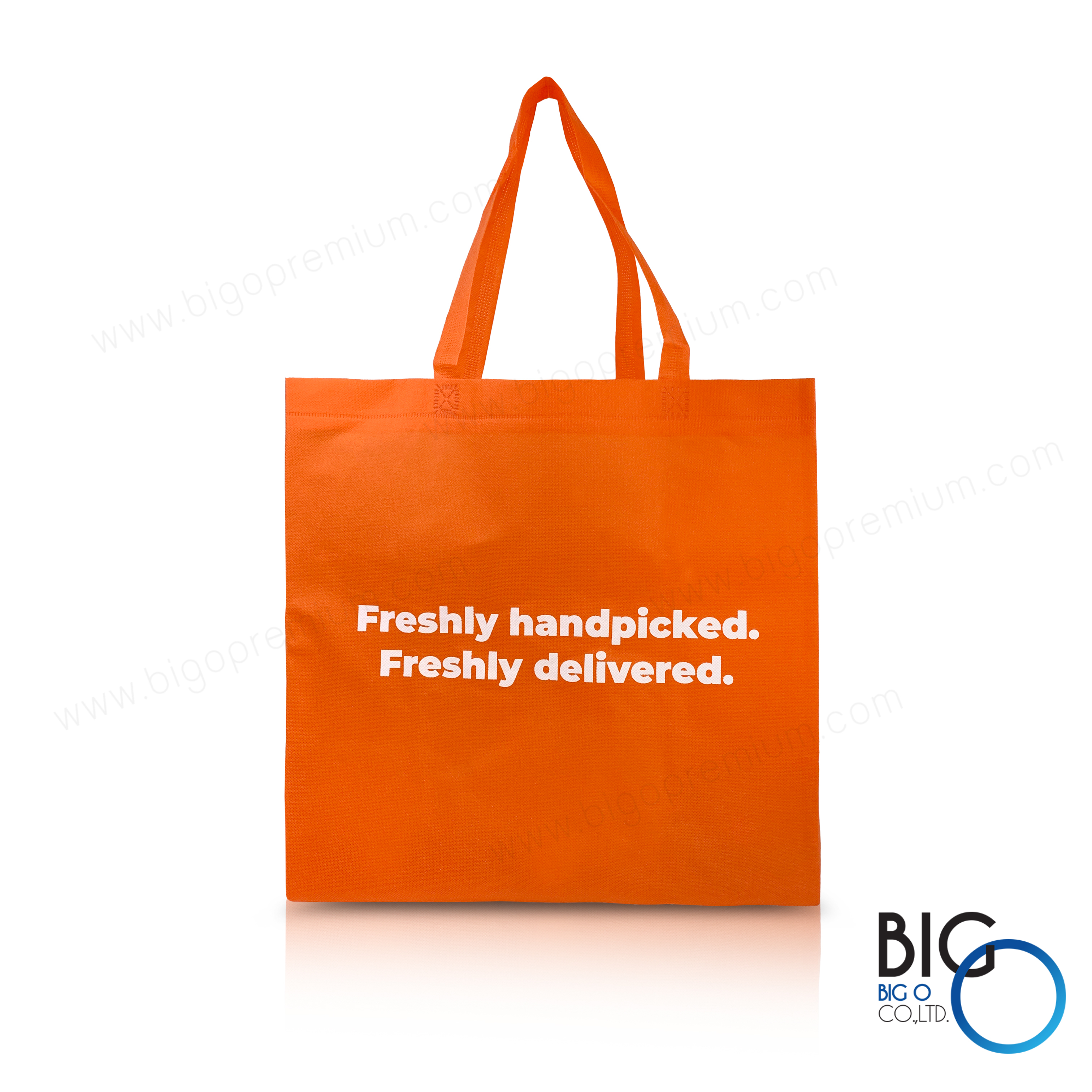 กระเป๋าสั่งทำ กระเป๋าสปันบอนด์ HAPPY FRESH