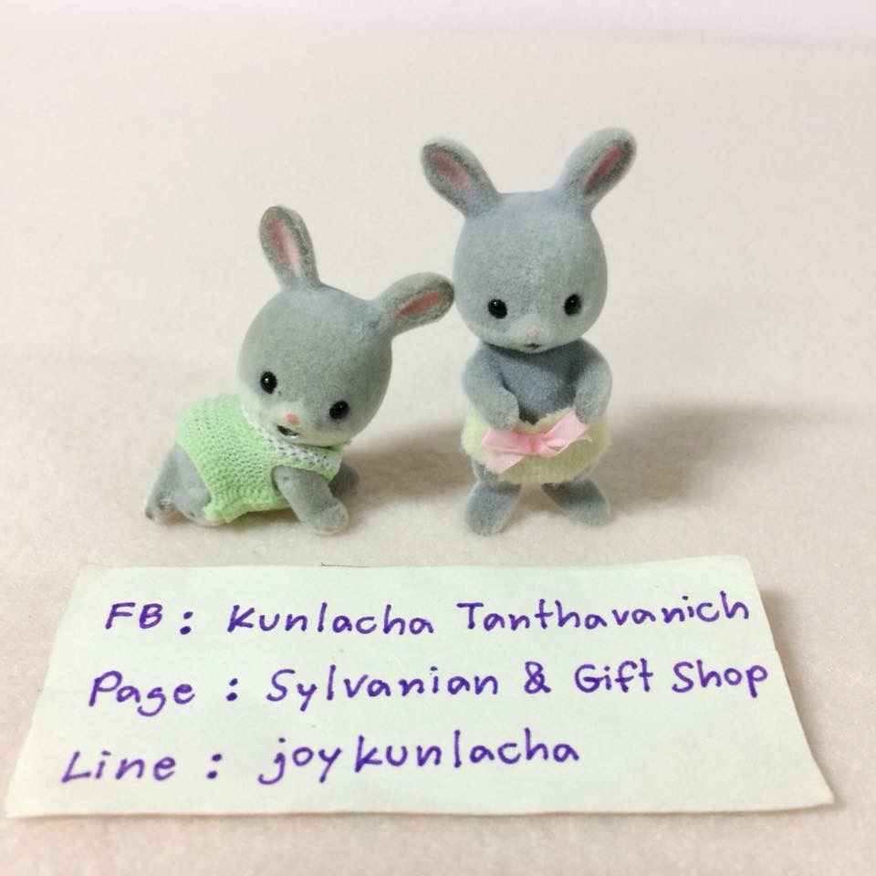 เบบี้กระต่ายคู่แฝด Cottontail Rabbit twins : Sylvanian Families