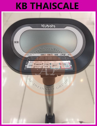 เครื่องชั่งดิจิตอล เครื่องชั่งวางพื้น พิกัด 150 กิโลกรัม ค่าละเอียด 20 กรัม ขนาดแท่นชั่ง 37x50cm ยี่ห้อ KUBOTA รุ่น KL-SD Series 150kg/20g