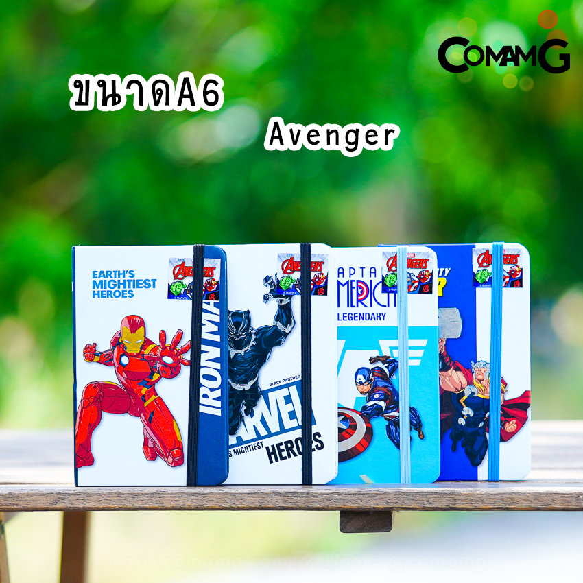 สมุดโน๊ตปกแข็ง ขนาดA5/A6 ลายการ์ตูนเจ้าหญิง/Avengers ชุดสมุดบันทึก สมุดNoteลายการ์ตูน พร้อมส่ง