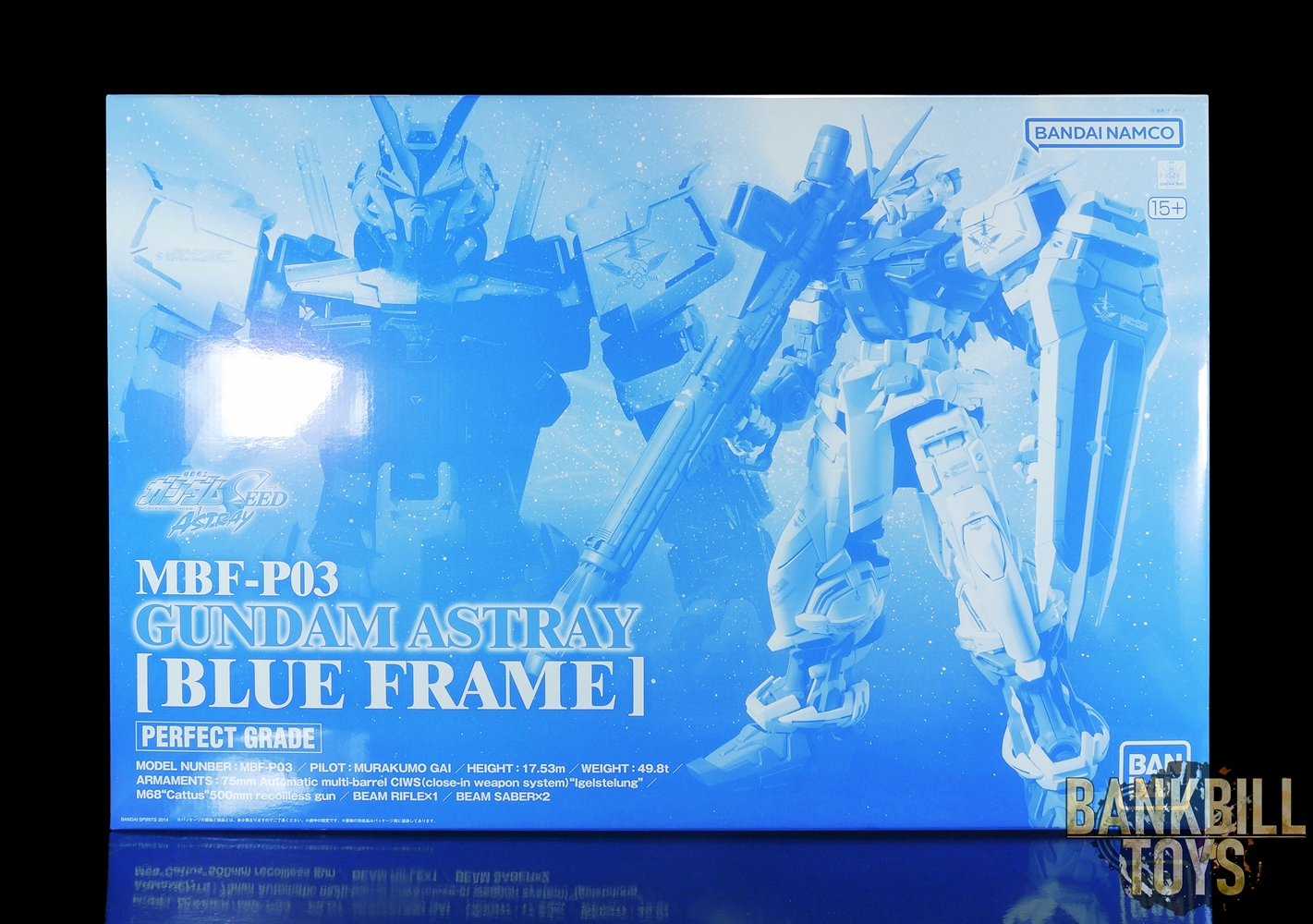 กันดั้ม Bandai Spirits Gunpla Premium Bandai Hobby Online Shop Limited PG 1/60 MBF-P03 Gundam Astray Blue Frame