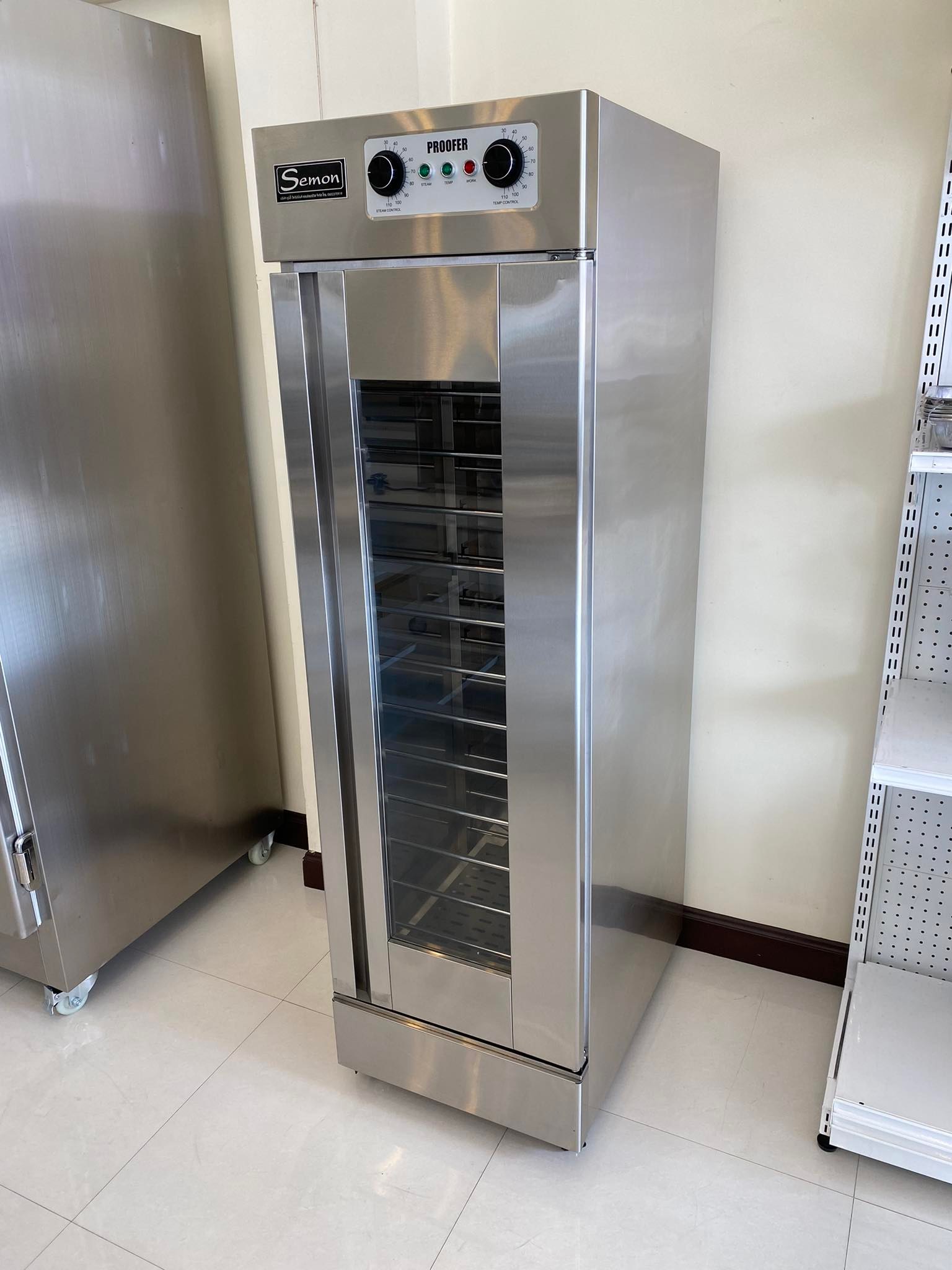 ตู้หมักแป้ง 13 ถาด บอดี้สแตนเลส Si-PF13 แบรนด์ Semon
