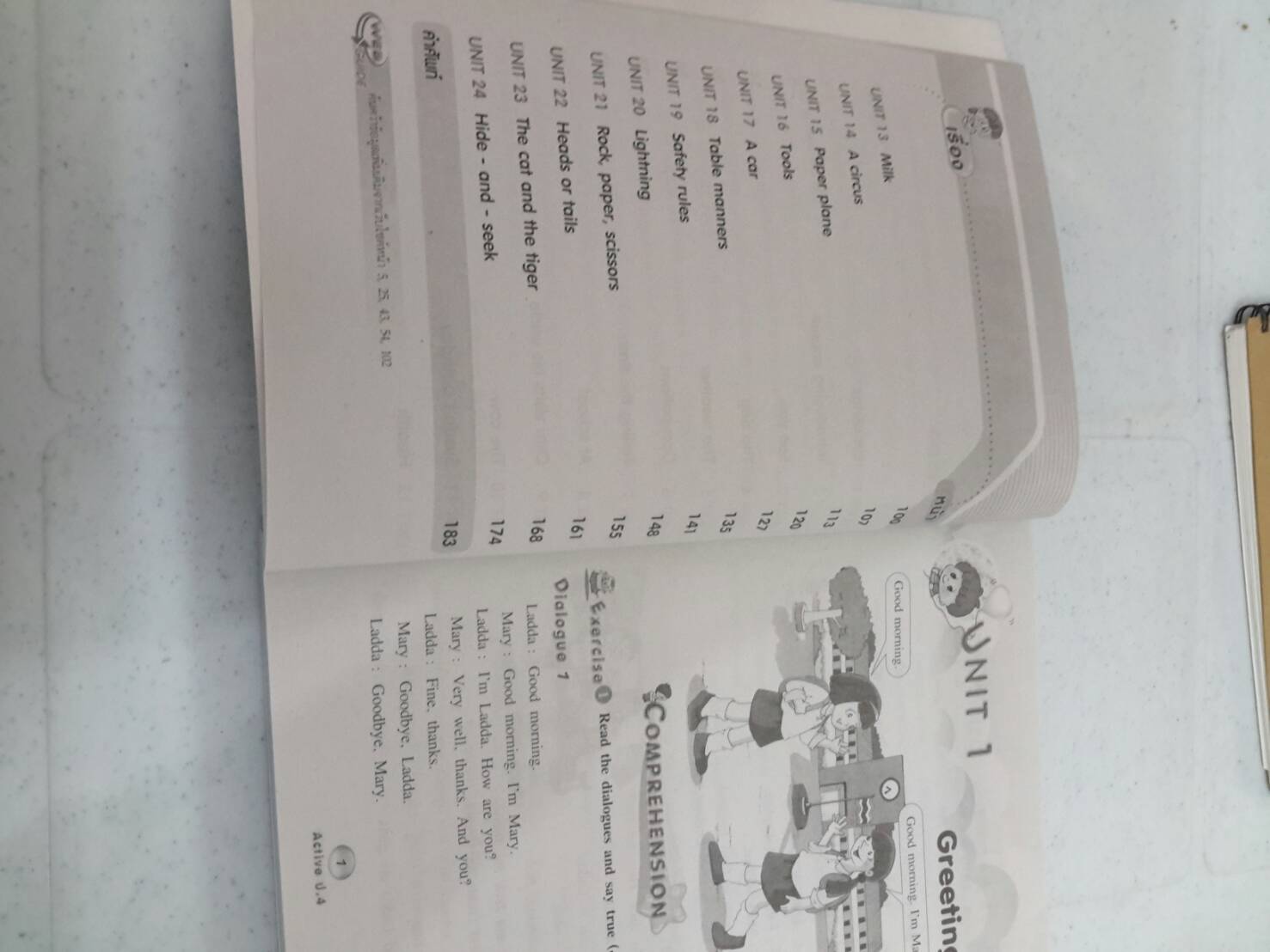 New Active English ป.4 โดย ดร.สามารถ สัมพันธารักษ์ และอาจิณ มารีประสิทธิ์ สำนักพิมพ์ อจท