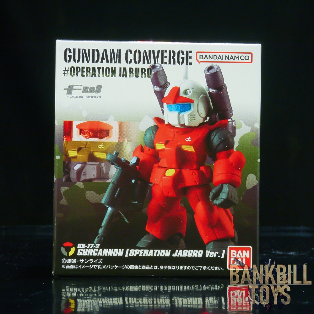 กันดั้ม Bandai Candy Toy FW Gundam Converge #Operation Jaburo RX-77-2 Guncannon [Operation Jaburo Ver.]