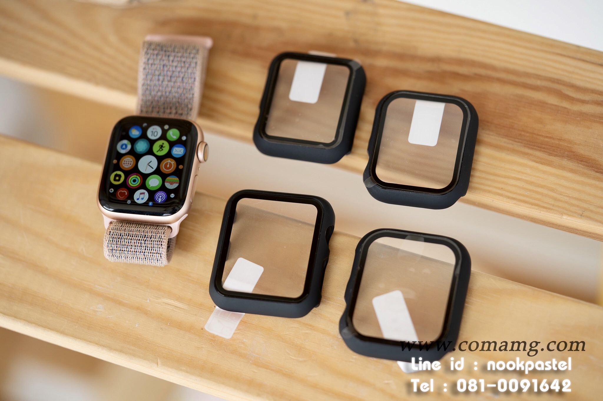 เคสฟิลม์กระจก คลุมรอบตัวapple watch