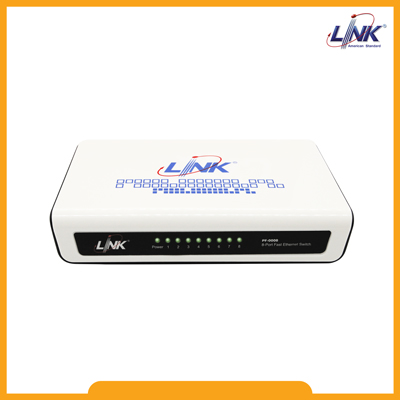 PF-0008 Switch 8-Port Fast Ethernet, Auto MDI/MDIX